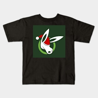 MOULE Head Logo With Santa Hat Kids T-Shirt